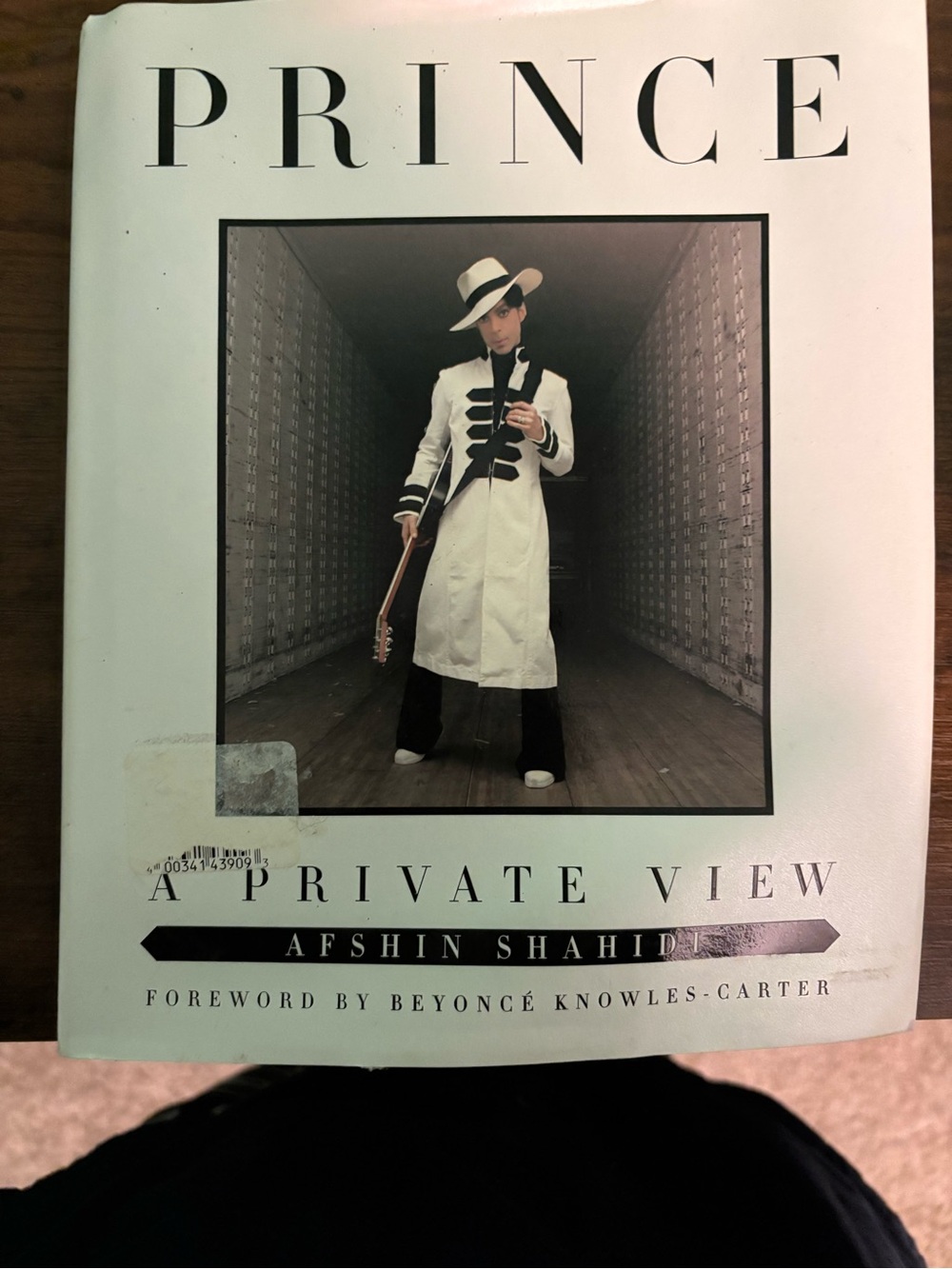 Prince “A Private View” Hardcover Book – White Cover with Black Photo